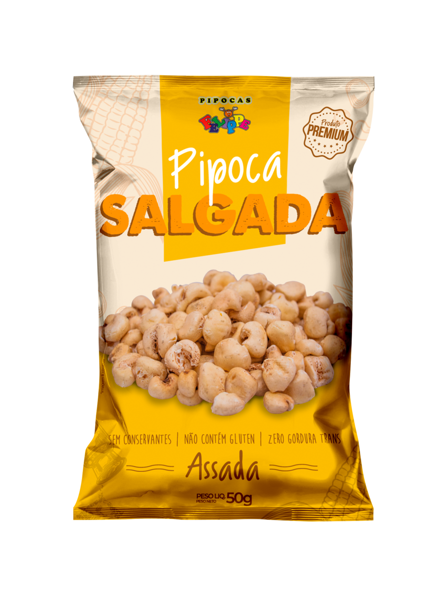 Pacote de Pipoca Salgada Tradicional